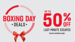 ACV has Boxing Day savings until Jan. 3; Air Canada also has a sale
