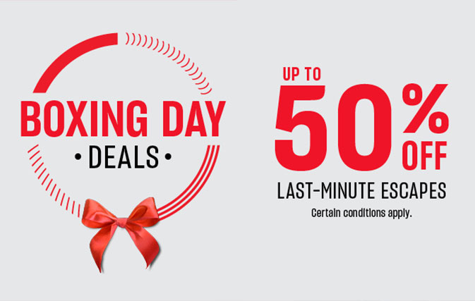 ACV has Boxing Day savings until Jan. 3; Air Canada also has a sale