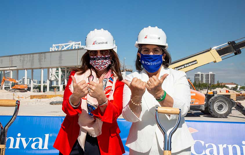 PortMiami breaks ground on Terminal F, future home of Carnival Celebration