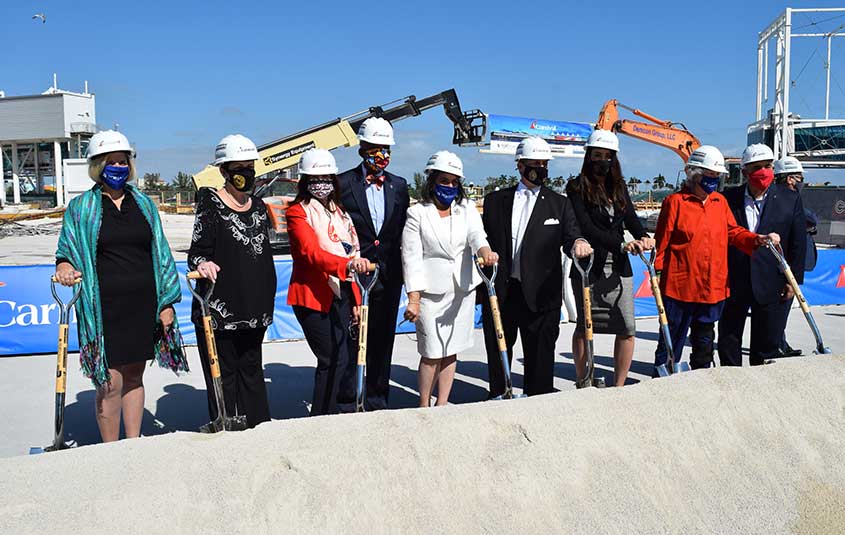 PortMiami breaks ground on Terminal F, future home of Carnival Celebration