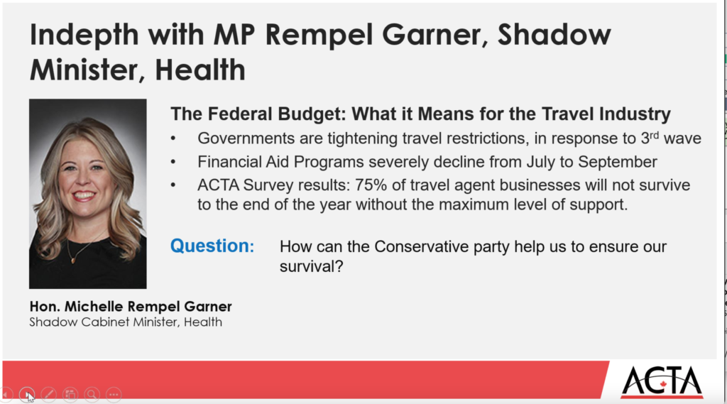 Input from MP Michelle Rempel Garner & Conference Board of Canada highlight ACTA’s latest webinar