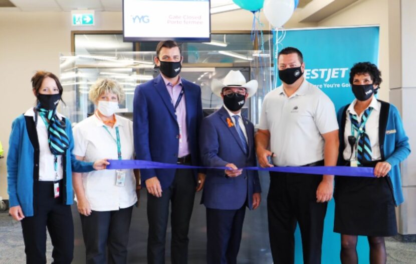 WestJet’s inaugural Calgary-Charlottetown flight takes off