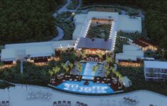 hilton conrad inclusive areal expands beachfront travelweek arienne vue hospitality mexique complexes actu signe voyages management 1132 planesintheair