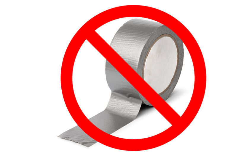 Say no to duct tape: United issues reminder to flight crew