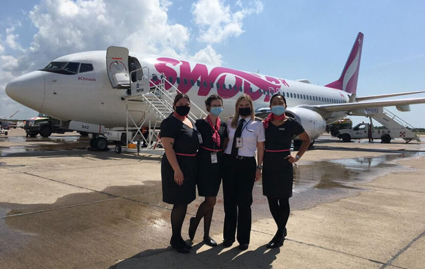 Swoop lands in Mazatlán with first flight of the season