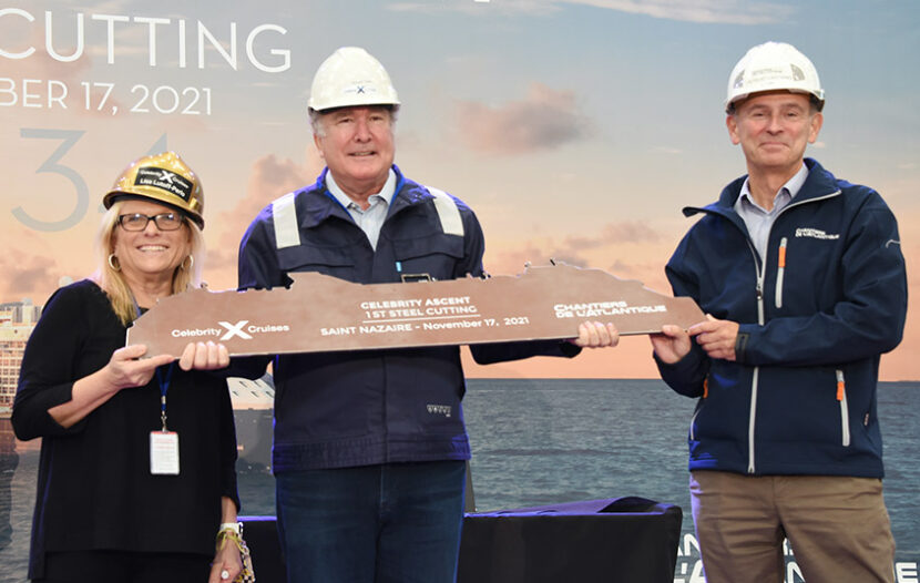 Celebrity Cruises cuts steel on fourth Edge Series ship, Celebrity Ascent