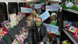 Park’N Fly stuffs the bus with toys in support of Toy Mountain