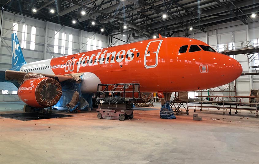 Canada Jetlines gets its first A320-200 aircraft