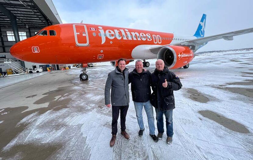Canada Jetlines’ first Airbus A320 arrives in Canada