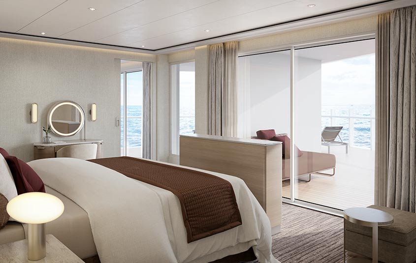 First look at Silversea’s Silver Nova, with 7 new suite categories
