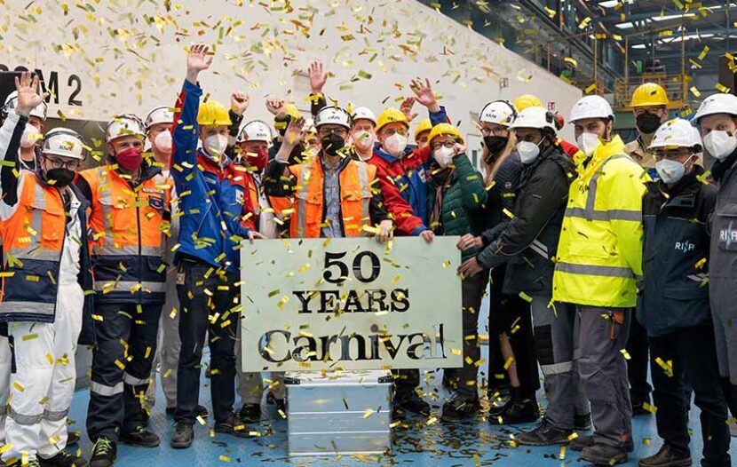 Carnival celebrates first steel cut of Carnival Jubilee