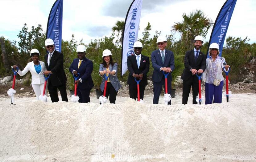 Carnival’s Grand Bahama cruise port destination breaks ground