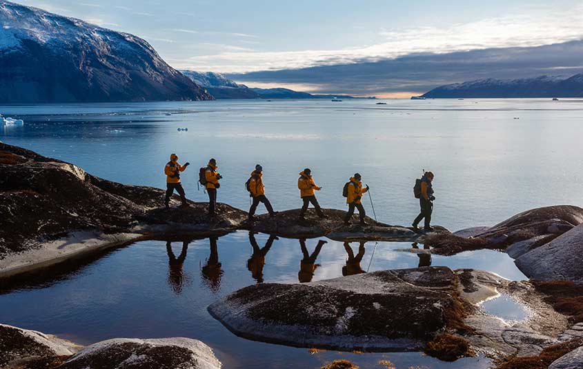 Polar hiking, trekking with Quark Expeditions right on trend