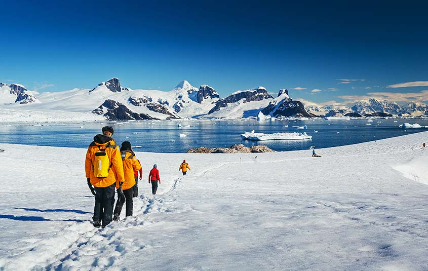 Polar hiking, trekking with Quark Expeditions right on trend