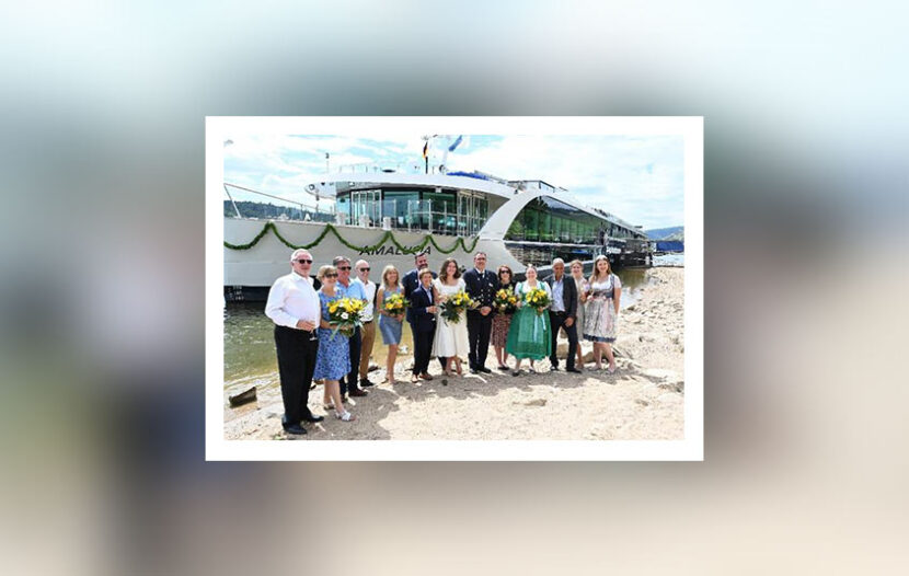 AmaWaterways christens AmaLucia in Rüdesheim, Germany