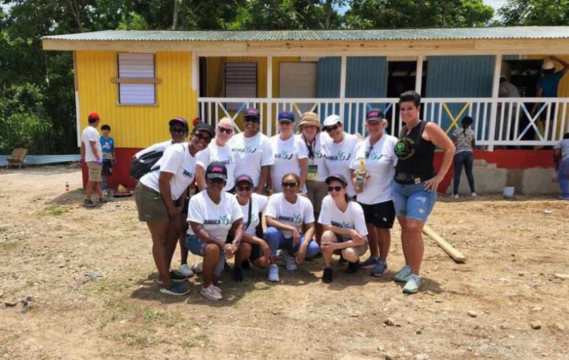 Canadian travel advisors join Helping Hands Jamaica Foundation on 25th school build