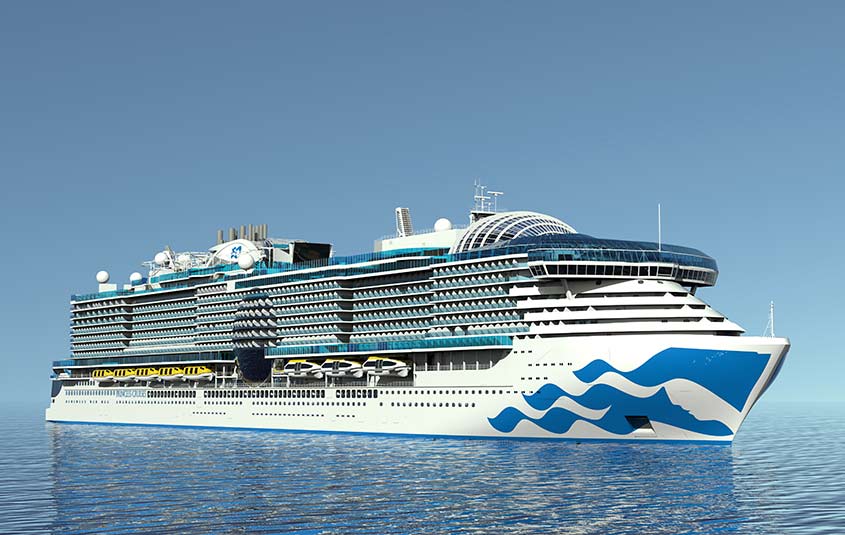 Bookings open today for Sun Princess’ first three voyages in 2024