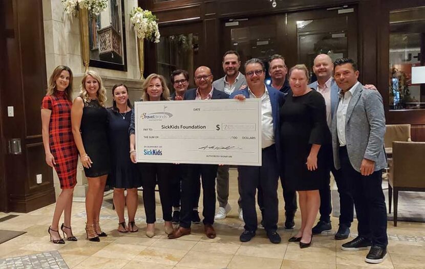 TravelBrands raises $283,515 for SickKids at its 7th annual Charity Golf Classic