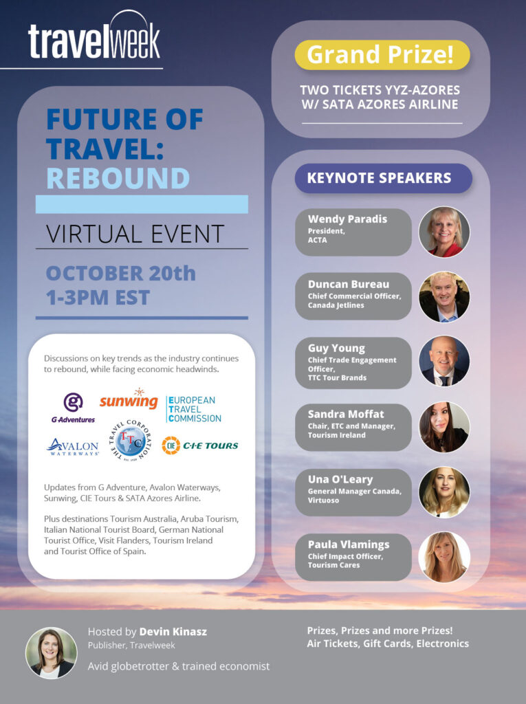 Get ready for ‘Future of Travel: Rebound’, taking place Oct. 20 
