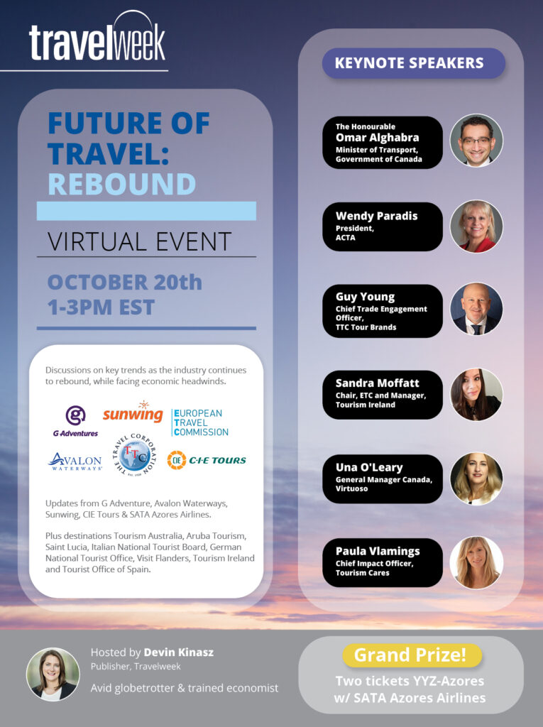 Minister Alghabra joins list of keynote speakers for Travelweek’s Oct. 20th ‘Future of Travel: Rebound’ event