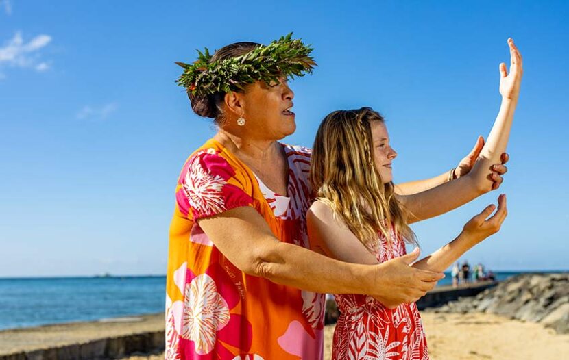 Lei, with love, and tell your story with a hula