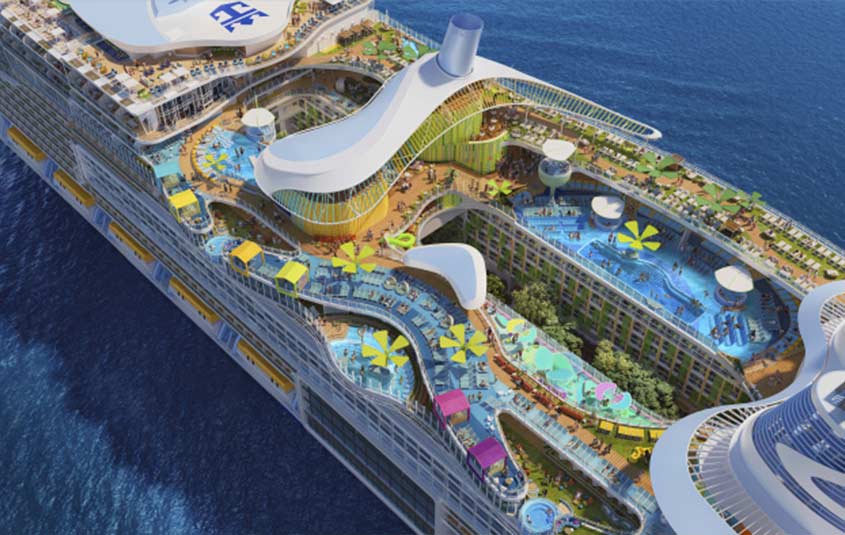 Here’s your first look at Royal Caribbean’s Icon of the Seas, coming January 2024
