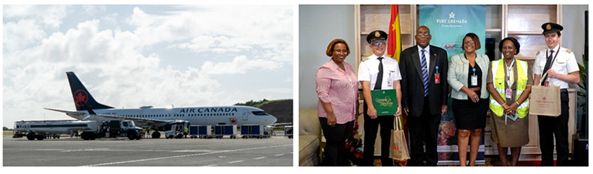 Grenada welcomes Air Canada and Sunwing service
