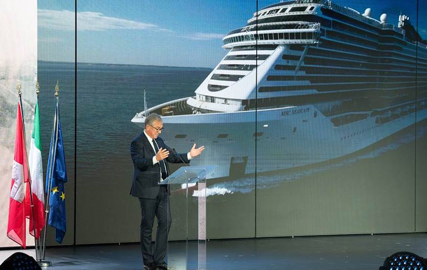 MSC Cruises celebrates delivery of MSC Seascape