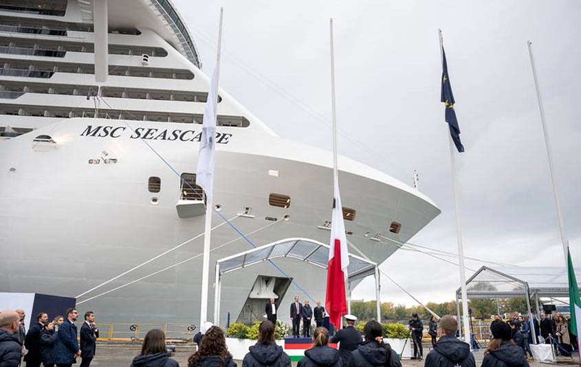 MSC Cruises celebrates delivery of MSC Seascape
