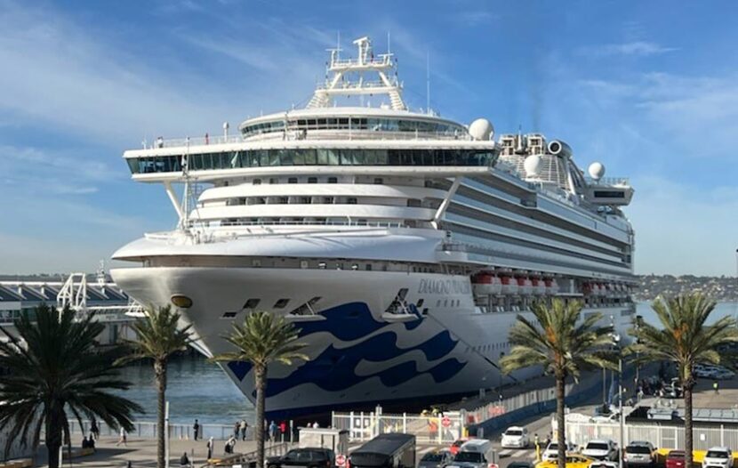 Diamond Princess departs from new homeport of San Diego