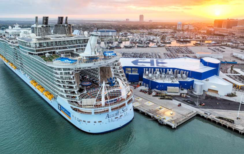Royal Caribbean opens new cruise terminal in Galveston, welcomes Allure of the Seas