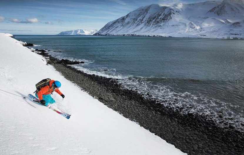 Skiing in North Iceland: beauty, backcountry and the Arctic Ocean