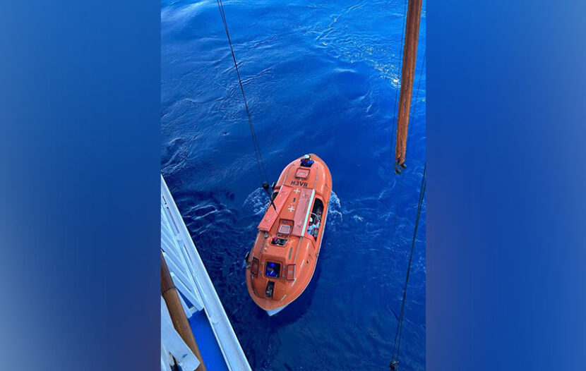 Carnival Valor rescues three men stranded at sea