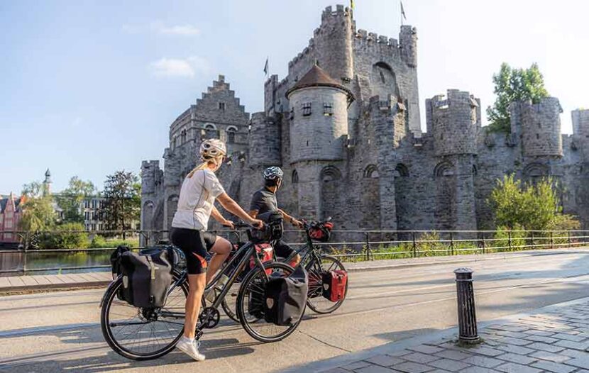 Nine long-distance cycling routes combine the best of Flanders