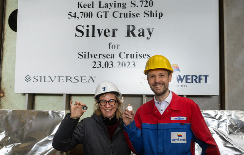 Silversea celebrates keel laying of Silver Ray, coming summer 2024