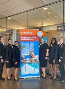 Sunwing’s three all-female flight deck and cabin crew flights honour International Women’s Day