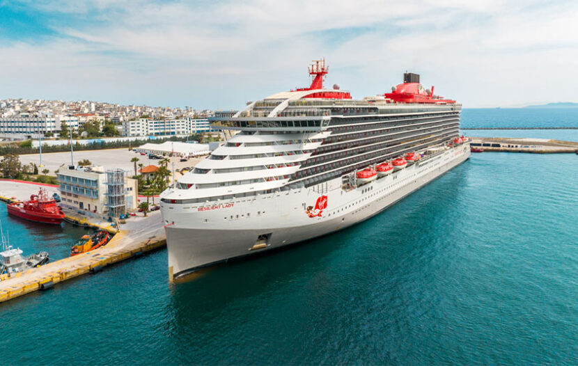 Virgin Voyages’ Resilient Lady makes its grand debut in Greece