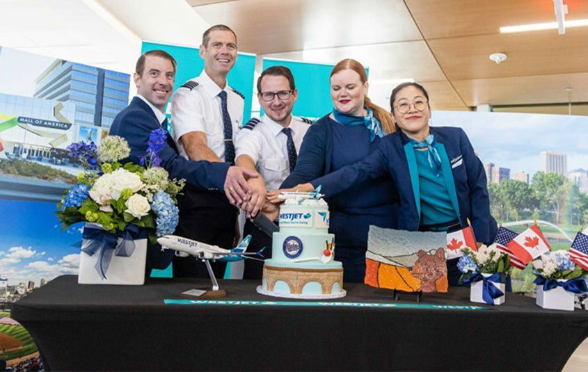 WestJet celebrates two new routes out of Calgary and Edmonton