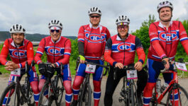 Giving back, with a twist: Marriott Canada team completes 1,000-km charity bike race