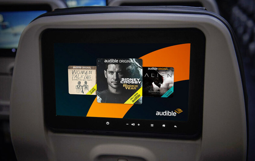 Air Canada further enhances in-flight entertainment content with Audible