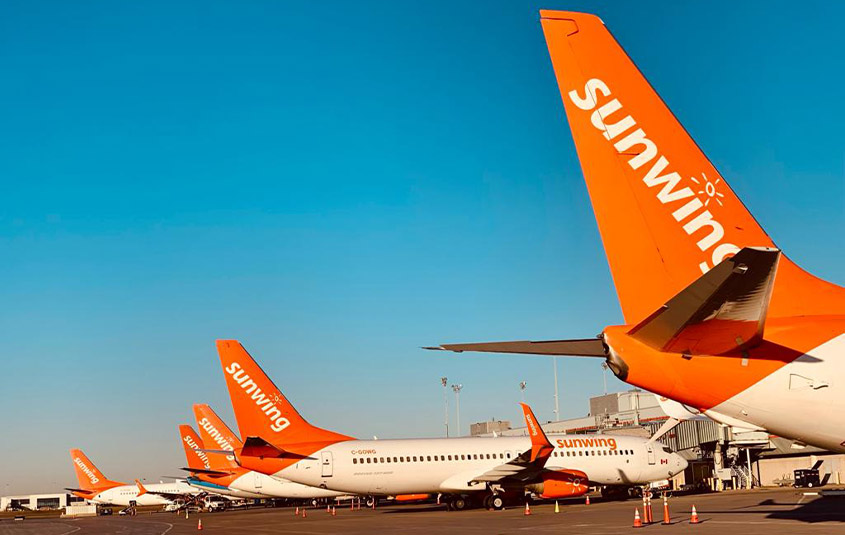 Sunwing reports nearly 100,000 customers to the tropics in first half of November