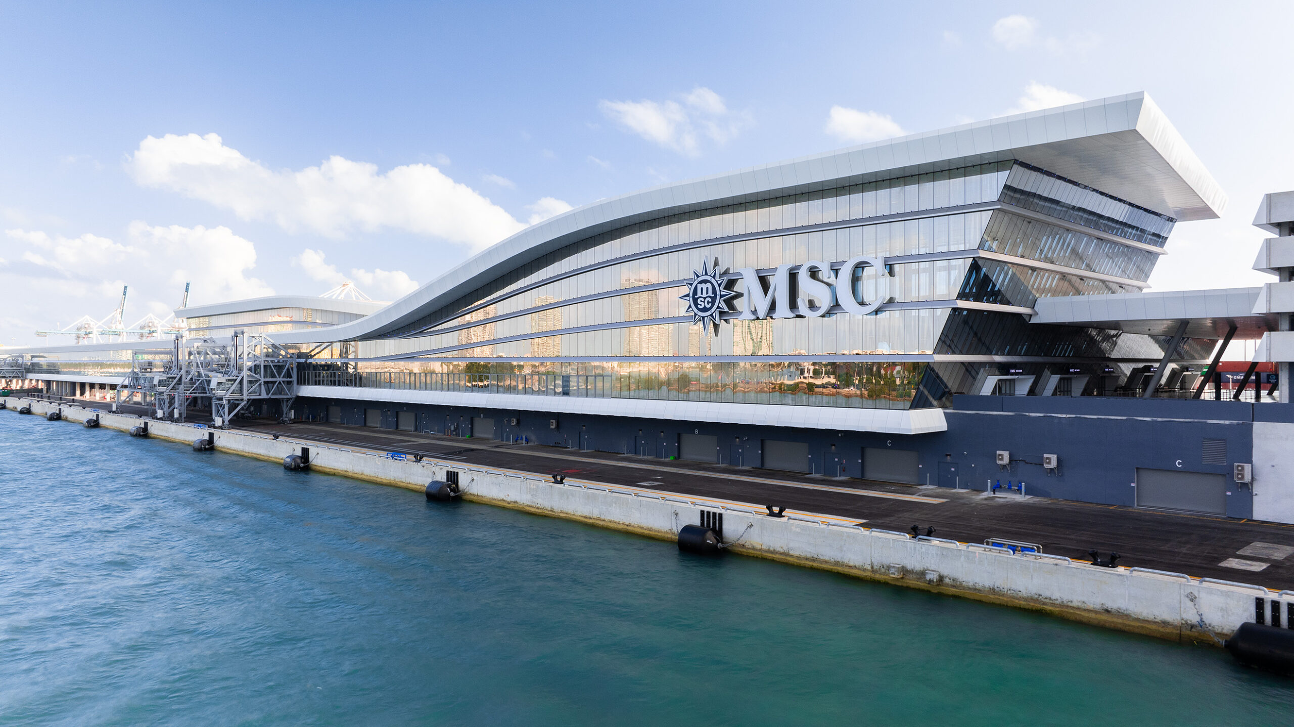 M.S.C.  MSC opens world's largest cruise terminal in Miami - Travelweek